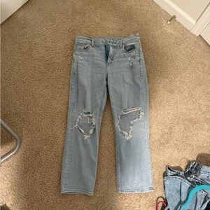 American Eagle Outfitters Light Blue Boyfriend Jeans